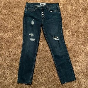 Free People straight leg jeans